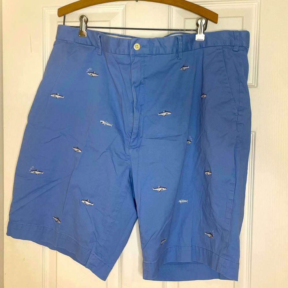 Polo Ralph Lauren ROYAL Men's Embroidered Shark  Stretch Classic Short - 42 T